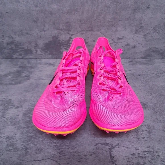 NIKE ZoomX Dragonfly Track Spikes Mens 9.5 Womens 11 Hyper Pink Orange - Picture 4 of 8